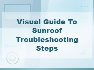 Visual Guide to Sunroof Troubleshooting Steps for Beginners